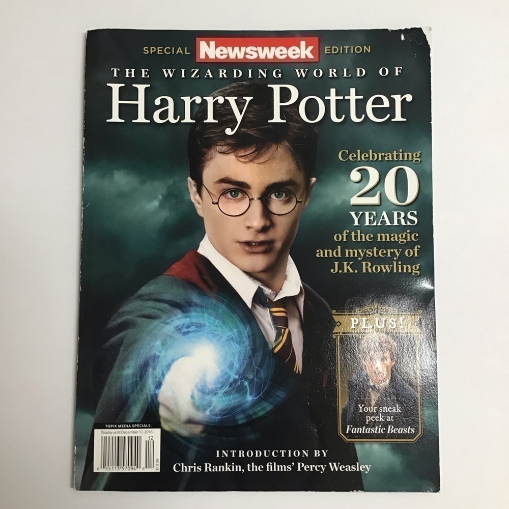 The Wizarding World of Harry Potter Celebrating 20 Years 2016 Newsweek Magazine